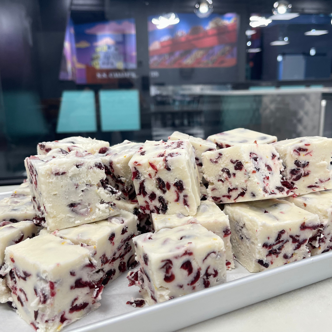 Cranberry Orange Fudge - Callie's Sweets