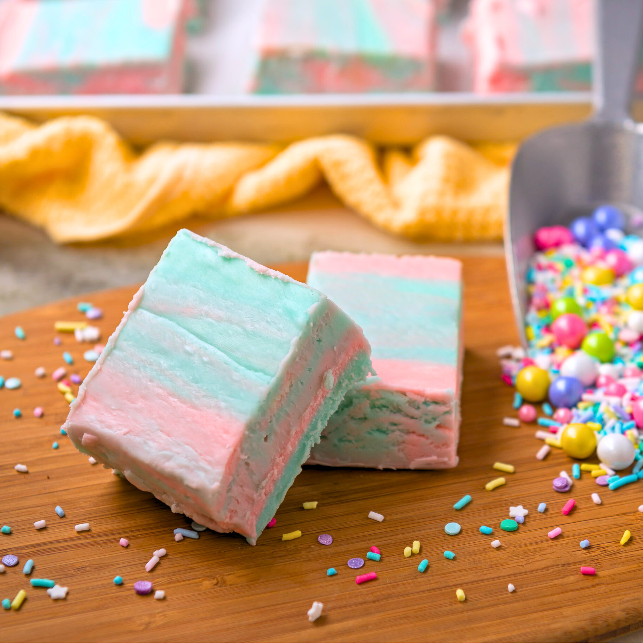 Cotton Candy Fudge - Callie's Sweets